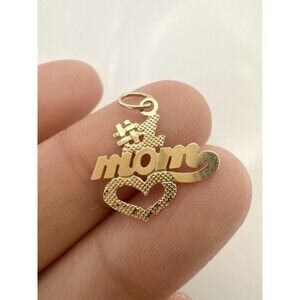 Michael Anthony 14K Yellow Gold  #1 MOM Pendant Charm